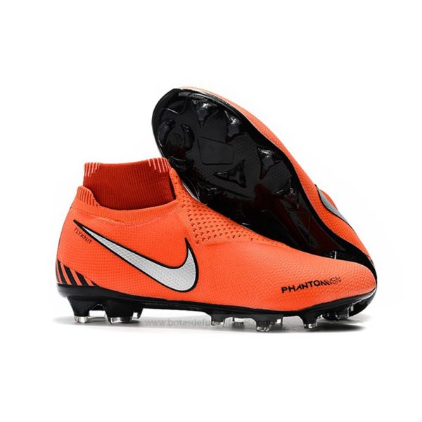 Nike Phantom VSN Elite DF FG Naranja Negro Plata